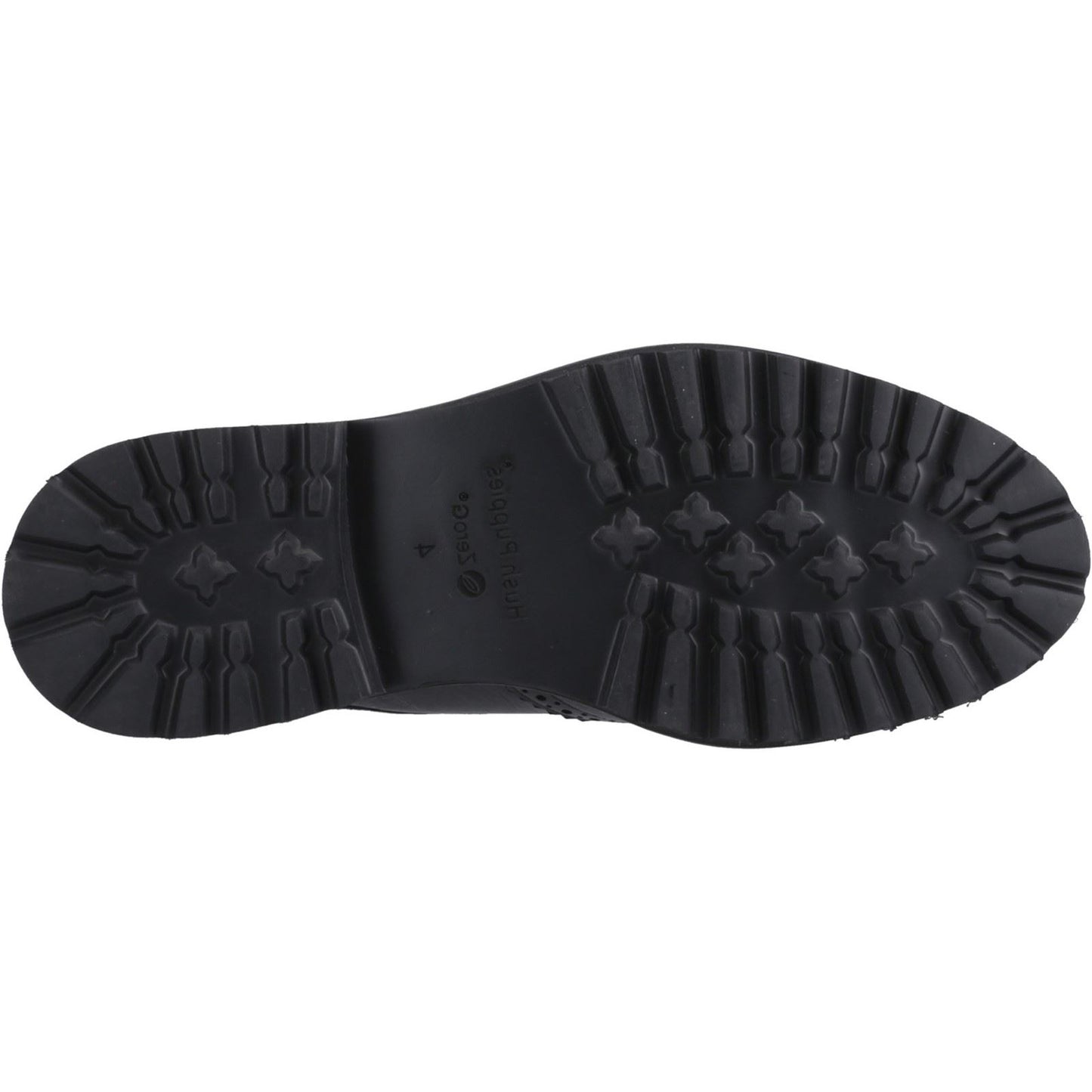 Hush Puppies Gabi Lace Up Leather Youth Black Brogues