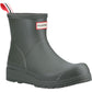 Hunter Women's Play Short Boot in Dark Olive