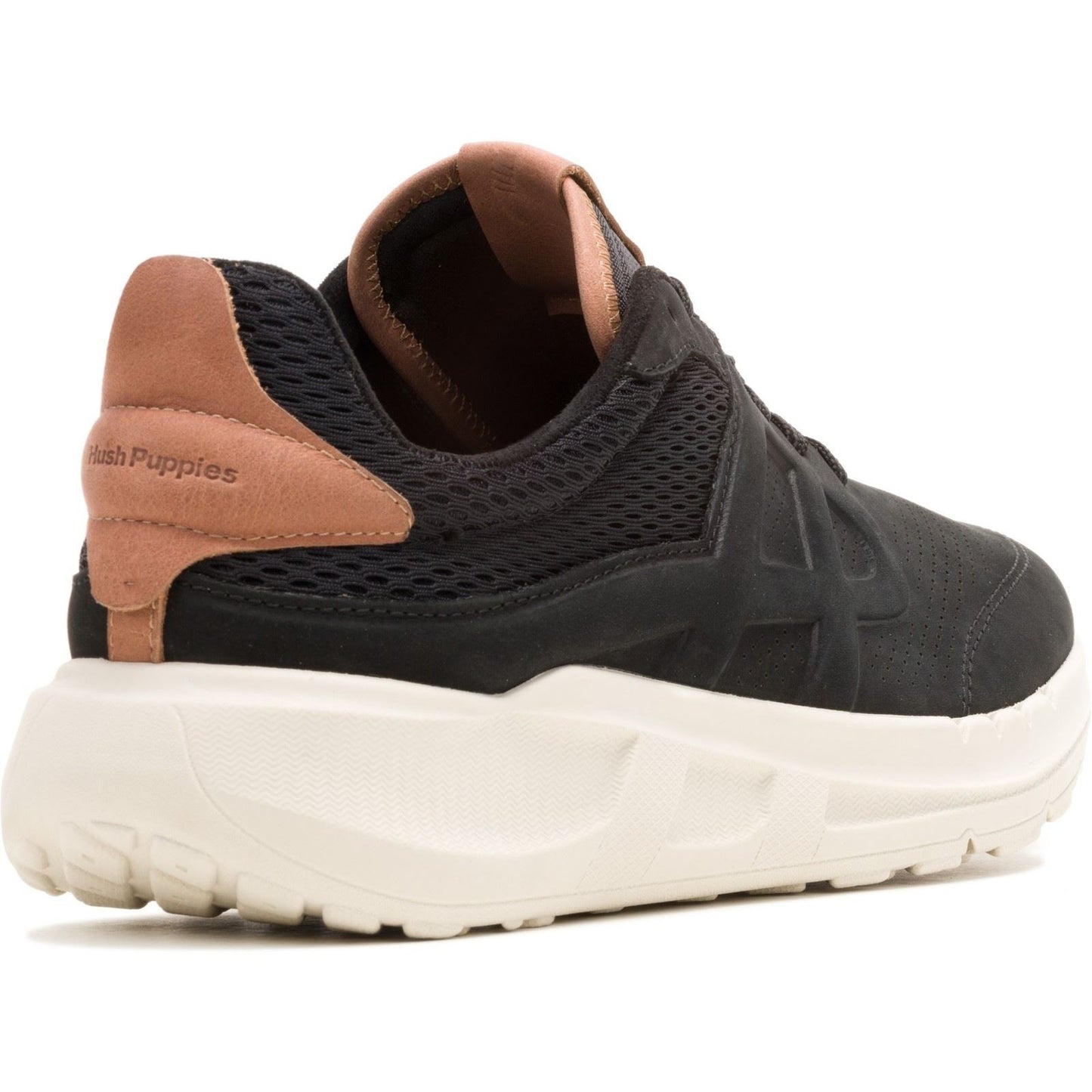 Hush Puppies Seventy8 Suede Men's Black Trainers