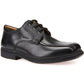 Geox J Federico H Leather Boy's Black Lace-Up Shoes