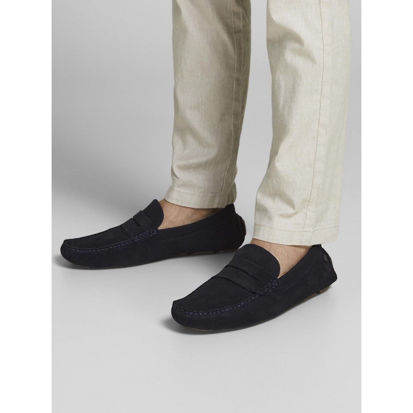 Jack & Jones Jensen Suede Men's Navy Blazer Loafers