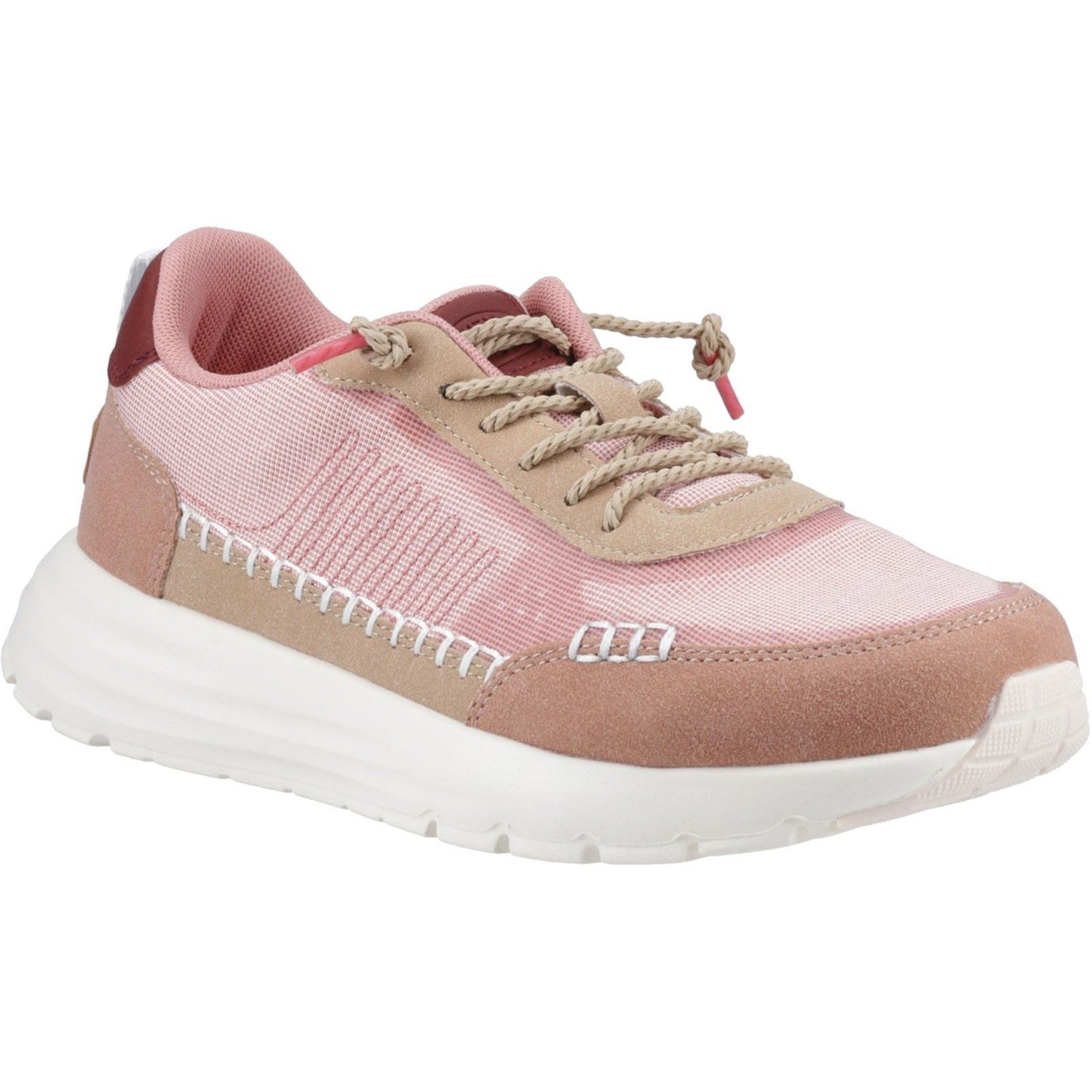 HEYDUDE Sirocco Alta Boho Polyester Blend Women's Rose Pink Trainers