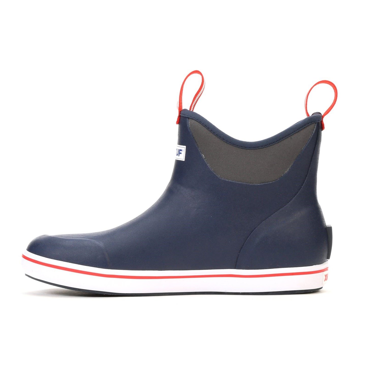 Xtratuf Men's Ankle Deck Boot in Navy/Red