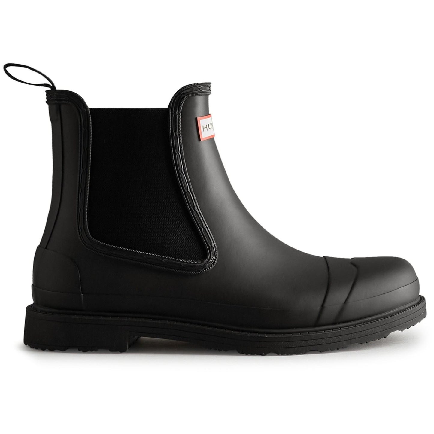 Hunter Men's Commando Chelsea Boots in Black