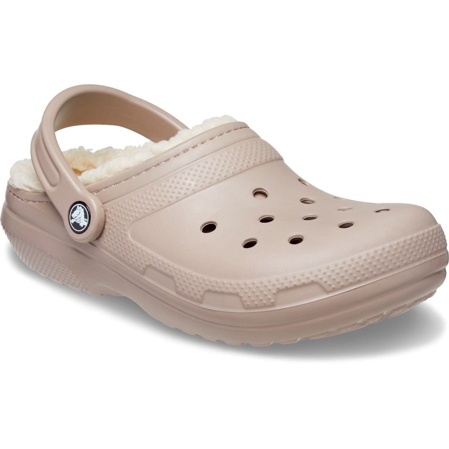 Crocs Unisex Classic Lined Clog in Mushroom/Bone