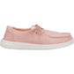 HEYDUDE Women's Wendy Canvas Shoe in Pink