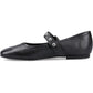 Hush Puppies Charlene Stud Ballerina Leather Women's Black Flats