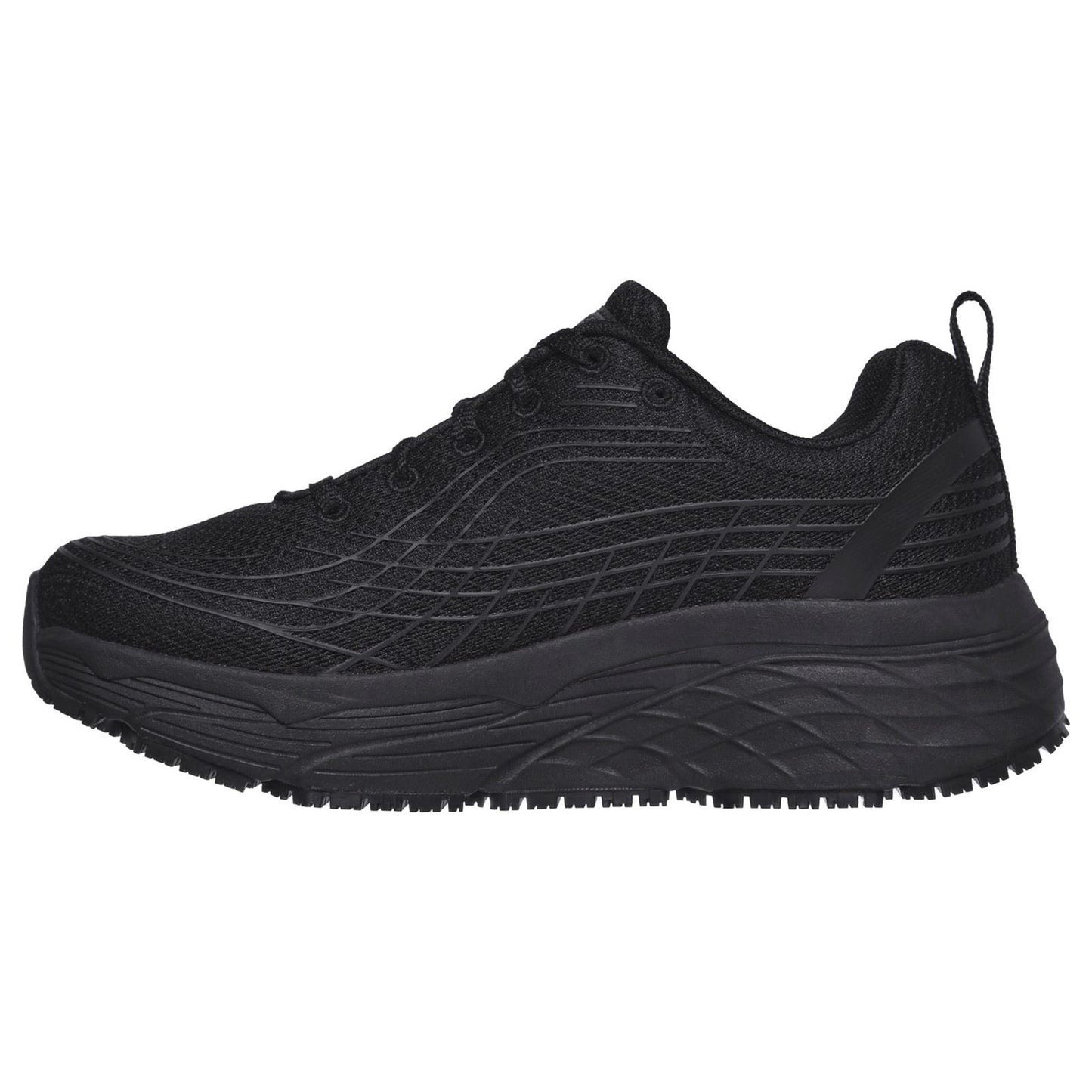 Skechers Workwear Max Cushioning Elite Sr Textile Women's Black Safety Trainers