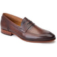 Base London Men's Bruno Penny Loafer in Burnt Brown