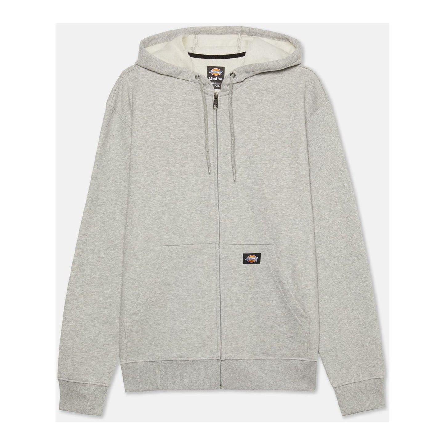 Dickies Men's Everyday Fleece Zip Hoodie in Heather Grey