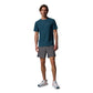 Columbia Three Pitch Polyester Men's Grey Activewear Shorts