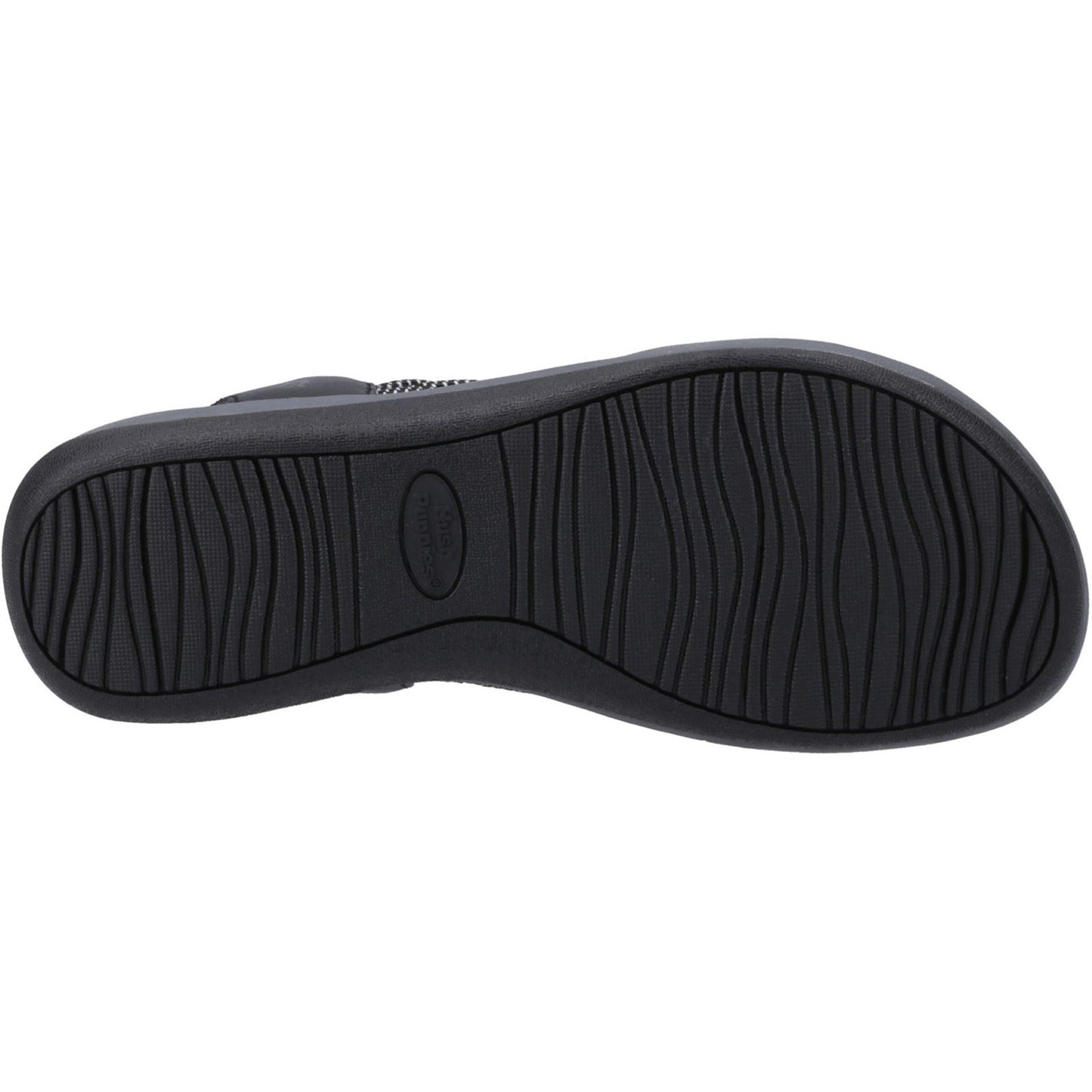Hush Puppies Susanna Leather Women's Black Sandals