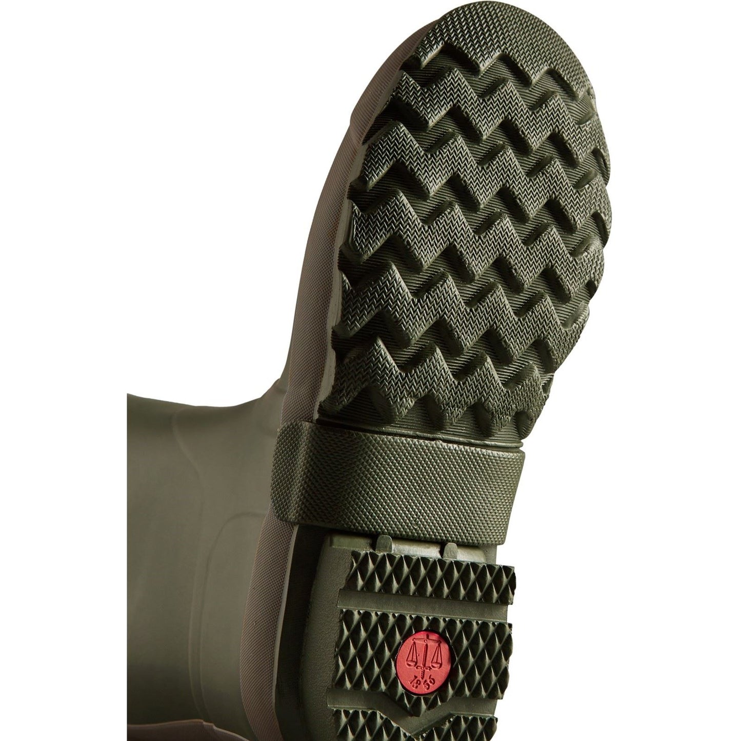 Hunter Men's Gardener Boot in Dark Olive/Clay