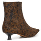 Dune Odore Leather Women's Tan Heeled Ankle Boots