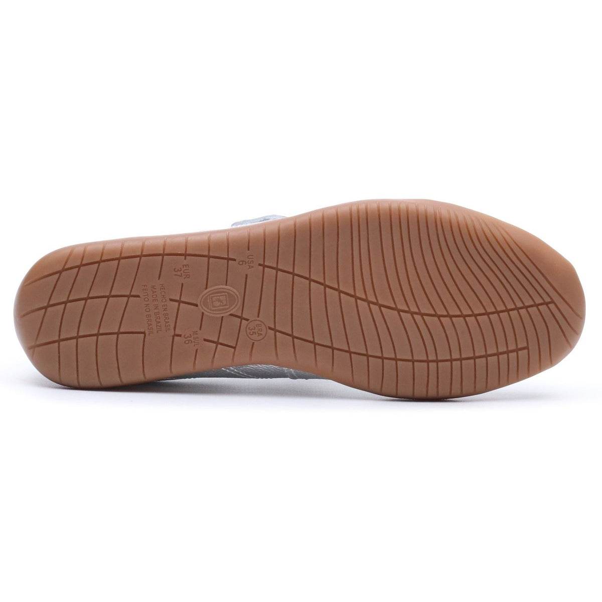 Hush Puppies Juno Sneakerina Leather Women's SILVER Flats