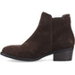 Hush Puppies Ingrid Suede Women's Chocolate Heeled Ankle Boots