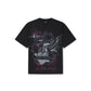 Ed Hardy Brave Hearts True Washed Relaxed Women's Black T-Shirts