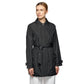 Geox Women's W SOLEIL TRENCH in Black