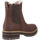 TOMS Women's Bennet Ankle Boot in Dark Brown