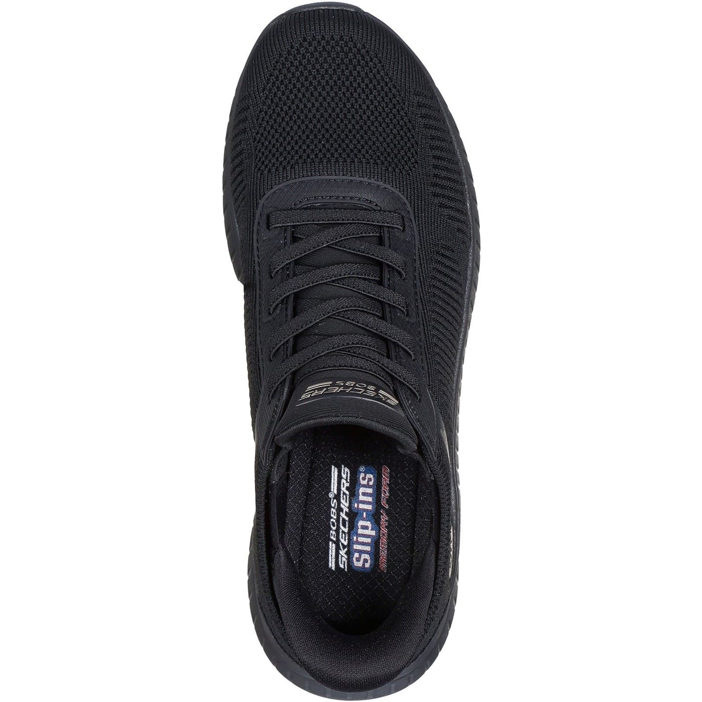 Skechers BOBS Sport Squad Chaos Textile Women's Black Trainers