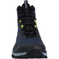 Hi-Tec Infuse Mid Polyester Men's Black/Spellbound/Acid Lime Hiking Boots