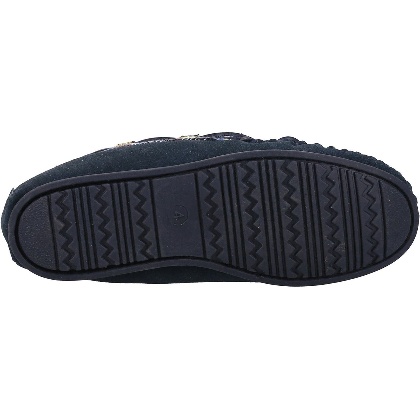 Cotswold Chatsworth Suede Women's Navy Slippers