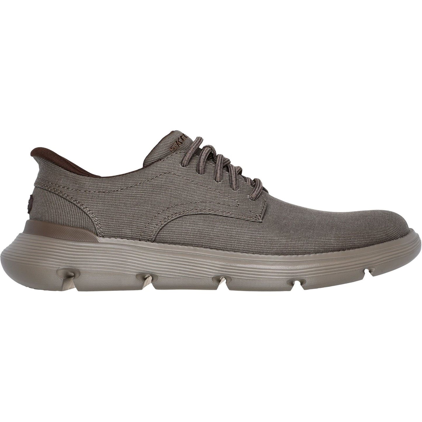 Skechers Men's Garza Clive Shoe in Dark Taupe