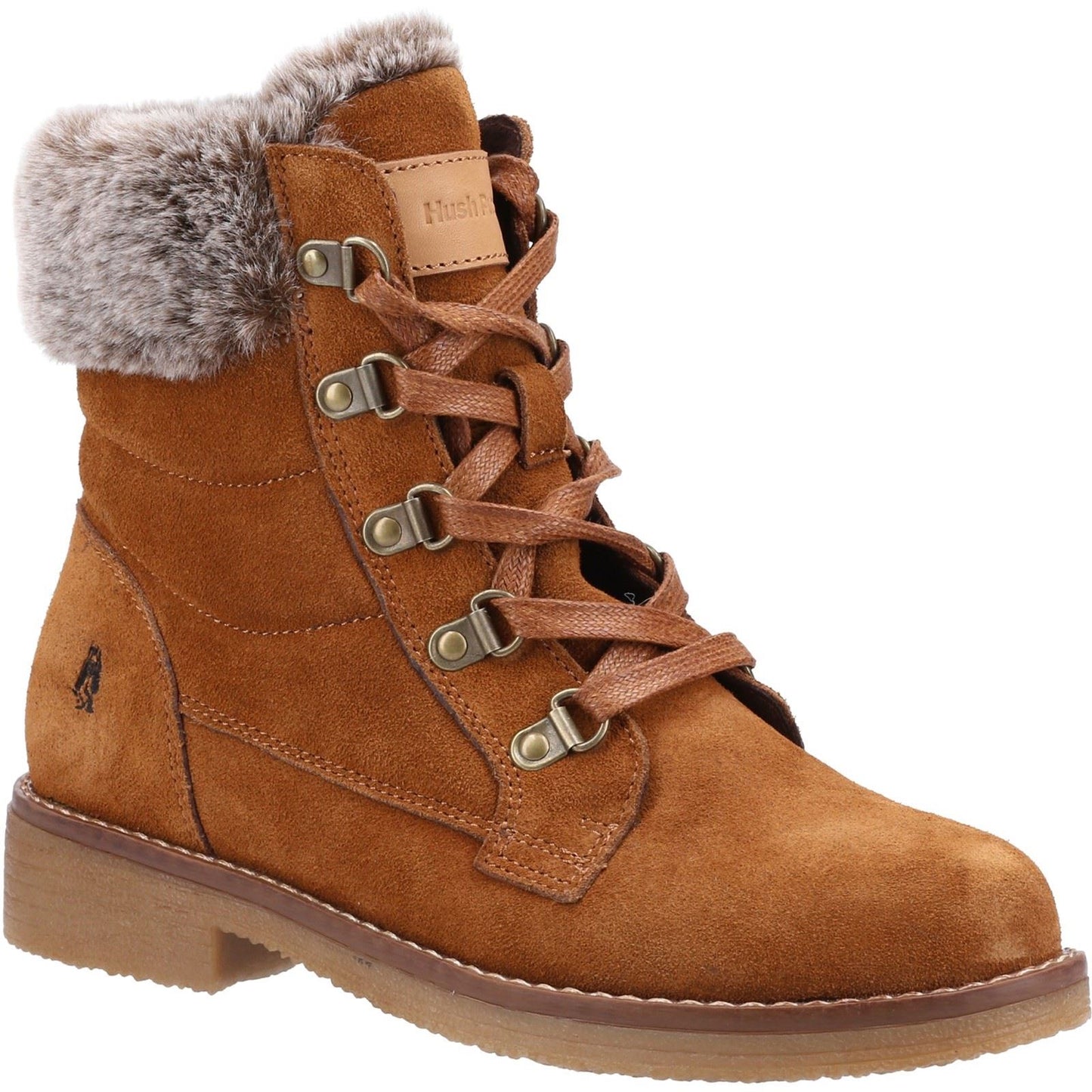 Hush Puppies Women's Florence Mid Boot in Tan