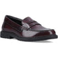 Hush Puppies Verity Slip On Leather Women's Plum Loafers