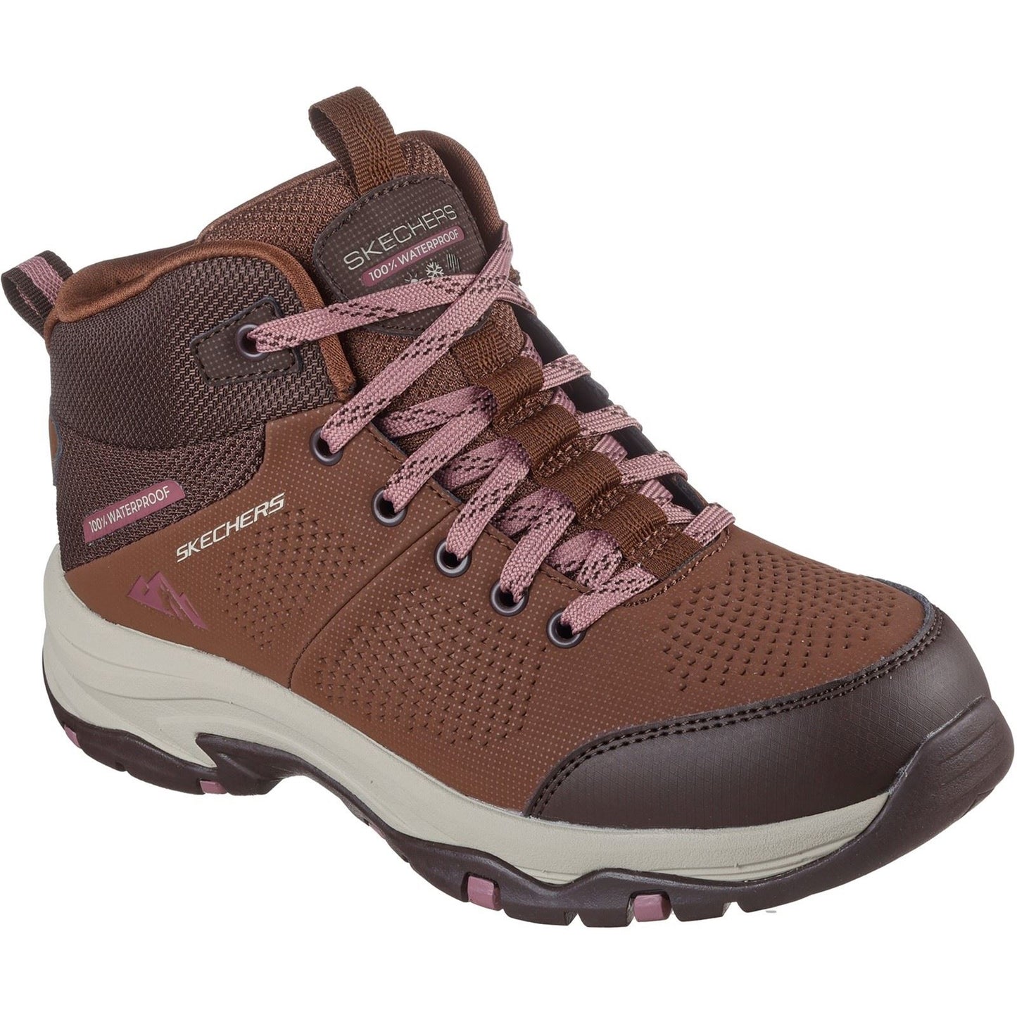 Skechers Trego Trail Destination Polyurethane Women's Brown/Multi Hiking Boots