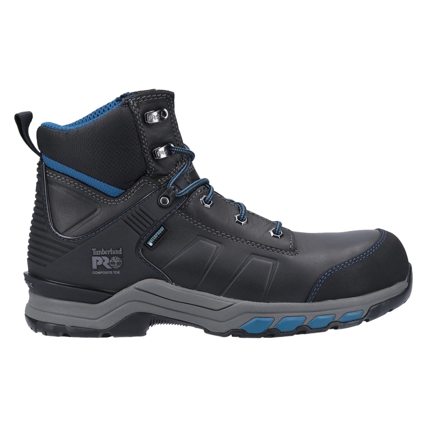 Timberland Pro Men's Hypercharge Composite Safety Toe Work Boot in Black/Teal