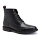 Base London Dealer Leather Men's Black Ankle Boots