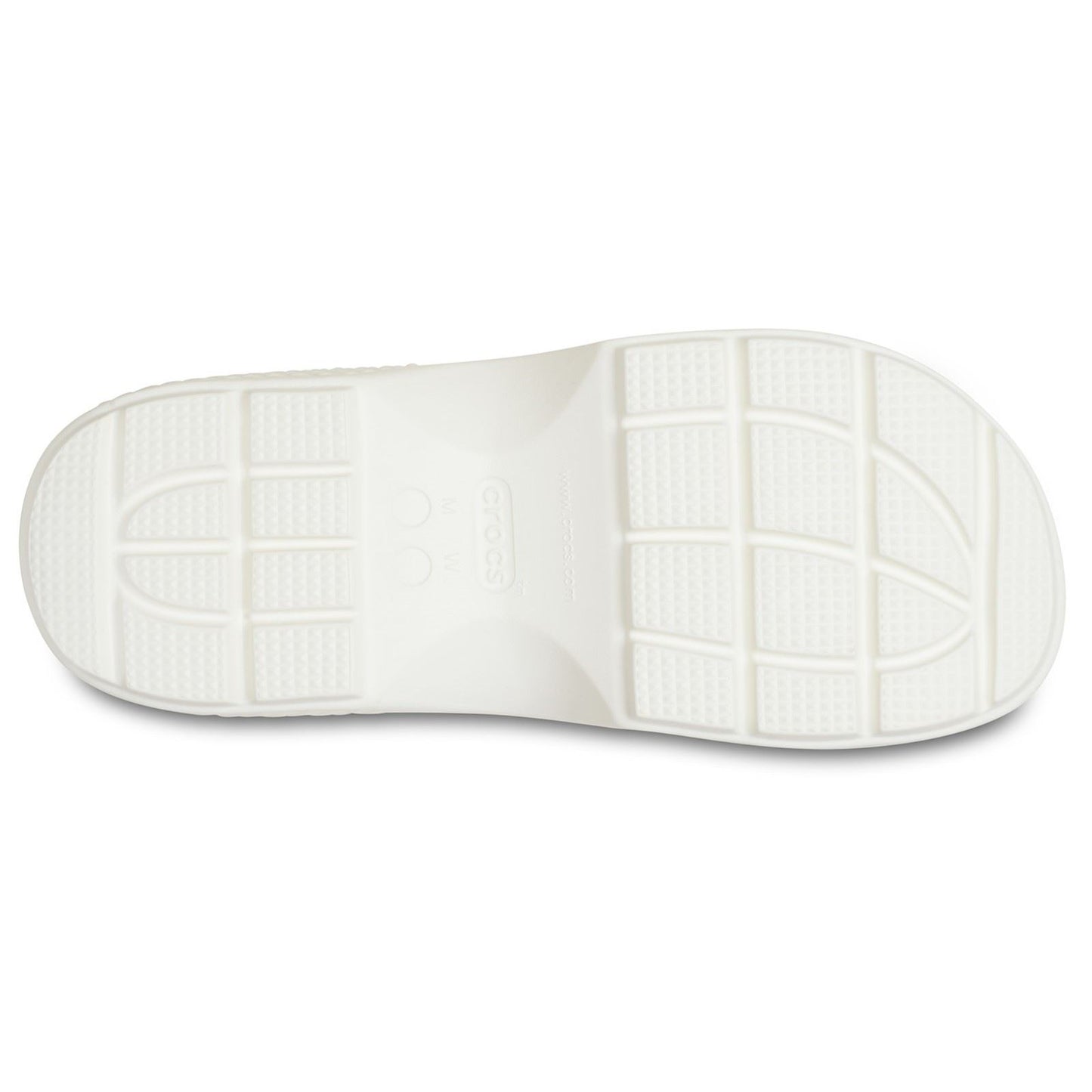 Crocs Unisex Stomp Slide in Chalk
