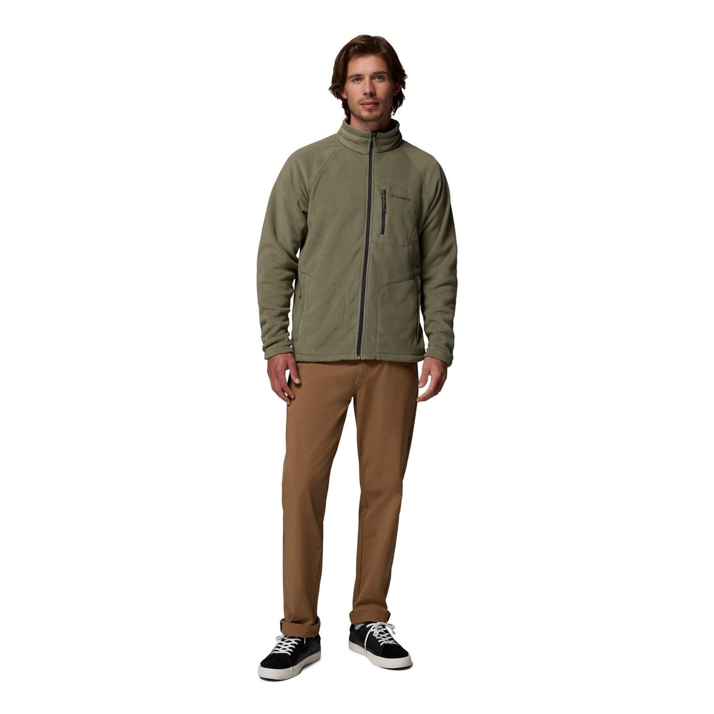 Columbia Fast Trek II Full Zip Men's Green Fleece Jacket