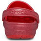 Crocs Unisex Classic Glitter Clog in Cherry Red