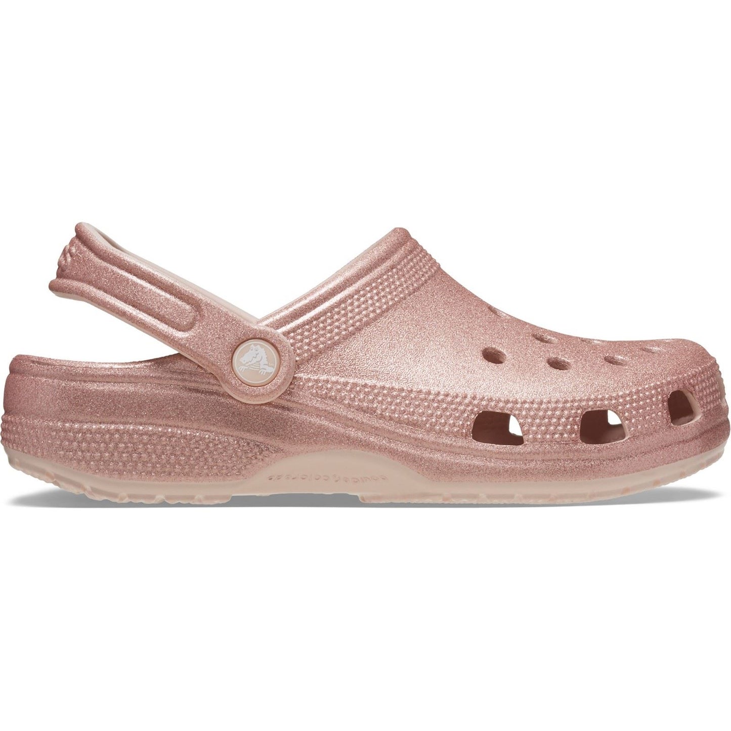 Crocs Unisex Classic Glitter Clog in Quartz