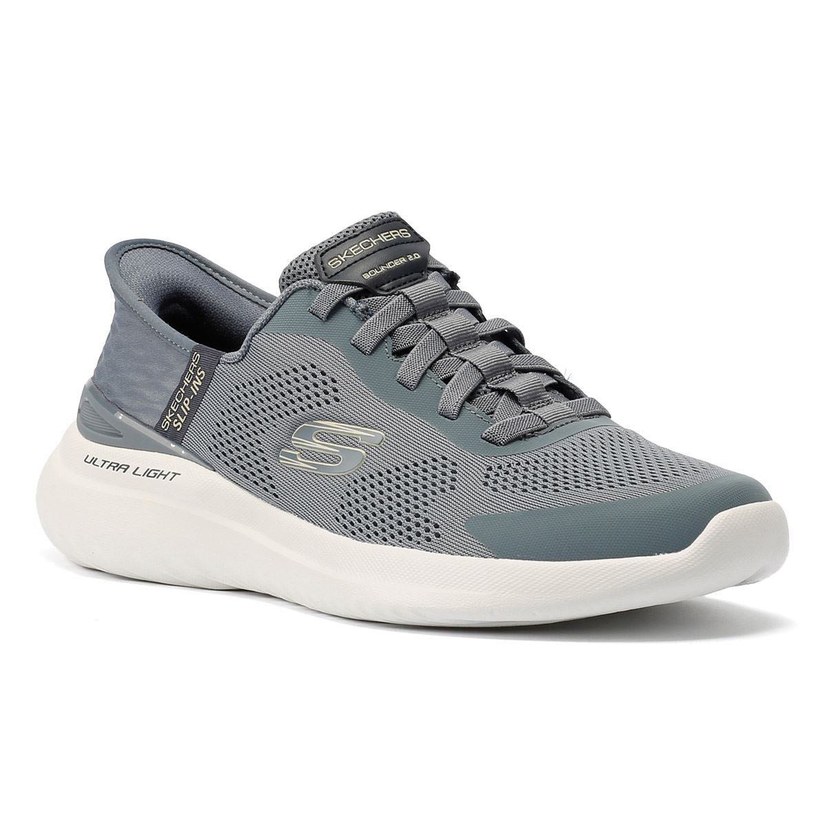 Skechers - 232459-SLT MENS BOUNDER 2.0 EMERGED SLATE