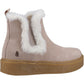 Hush Puppies Bella Suede Women's Nude Flat Chelsea Boots