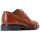 Base London Men's Magnus Toe-Cap Derby in Burnt Tan