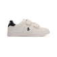 Penguin Junior Marble White/Navy Trainers