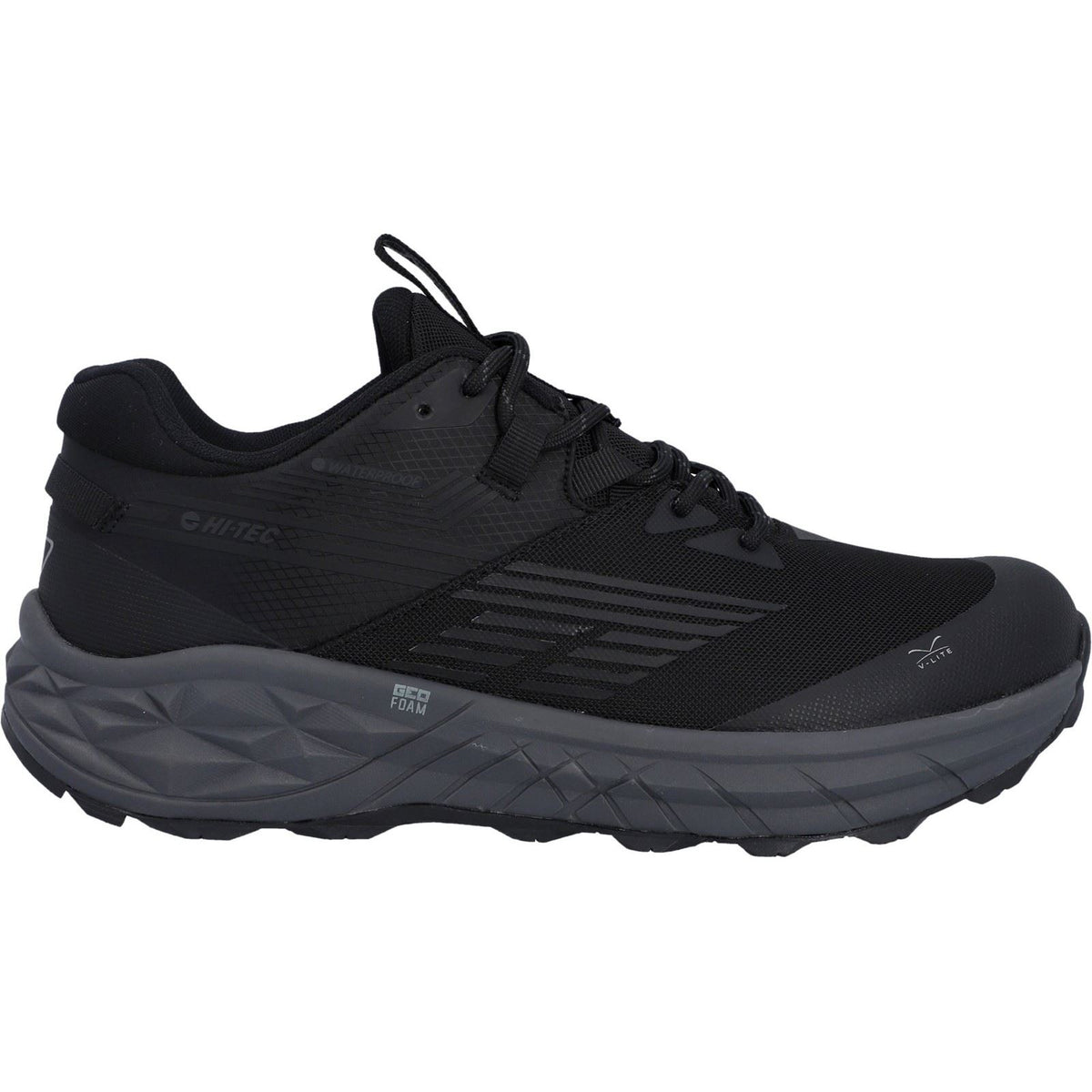 Hi-Tec Fuse Trail Low Polyester Men's Black/Charcoal Hiking Shoes