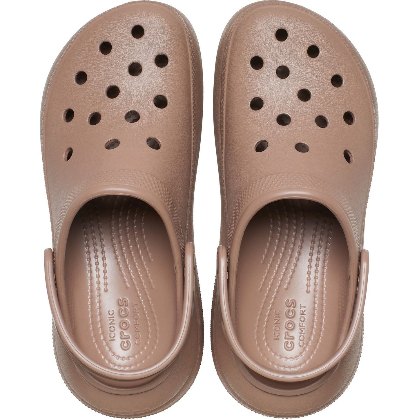 Crocs Women's Classic Crush Clog in Latte