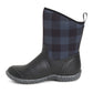 Muck Boots Women's Muckster II Mid Wellington in Black/Grey Plaid