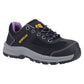 Caterpillar Women's Elmore Work Shoe in Black/Lilac