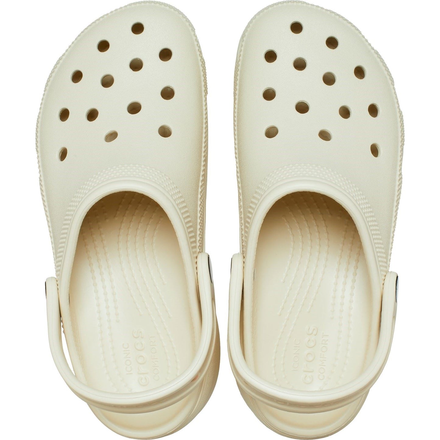 Crocs Women's Classic Platform Clog in Bone