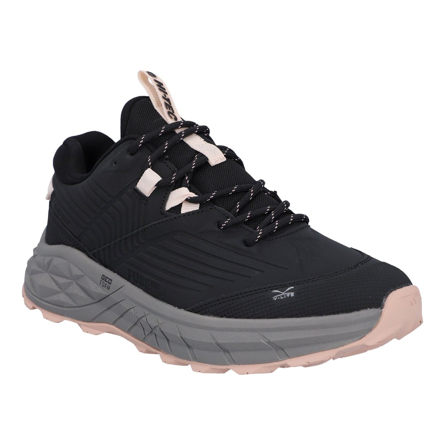 Hi-Tec Fuse Trek Polyester Women's Black/Steeple Grey/Cameo Rose Trainers