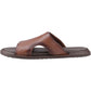 Hush Puppies Callum Slide Leather Men's Brown Sandals