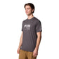 Columbia Kwick Hike Graphic SS Tee Polyester Men's Black Short Sleeve T-Shirts