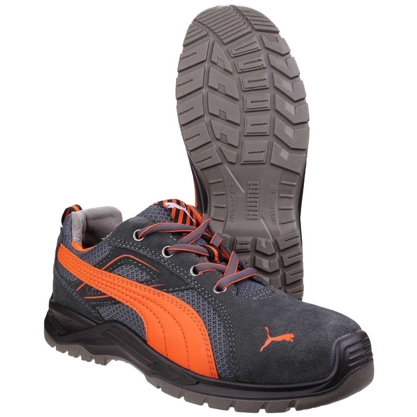 Puma Safety Men's Omni Flash Low Safety Trainer in Orange