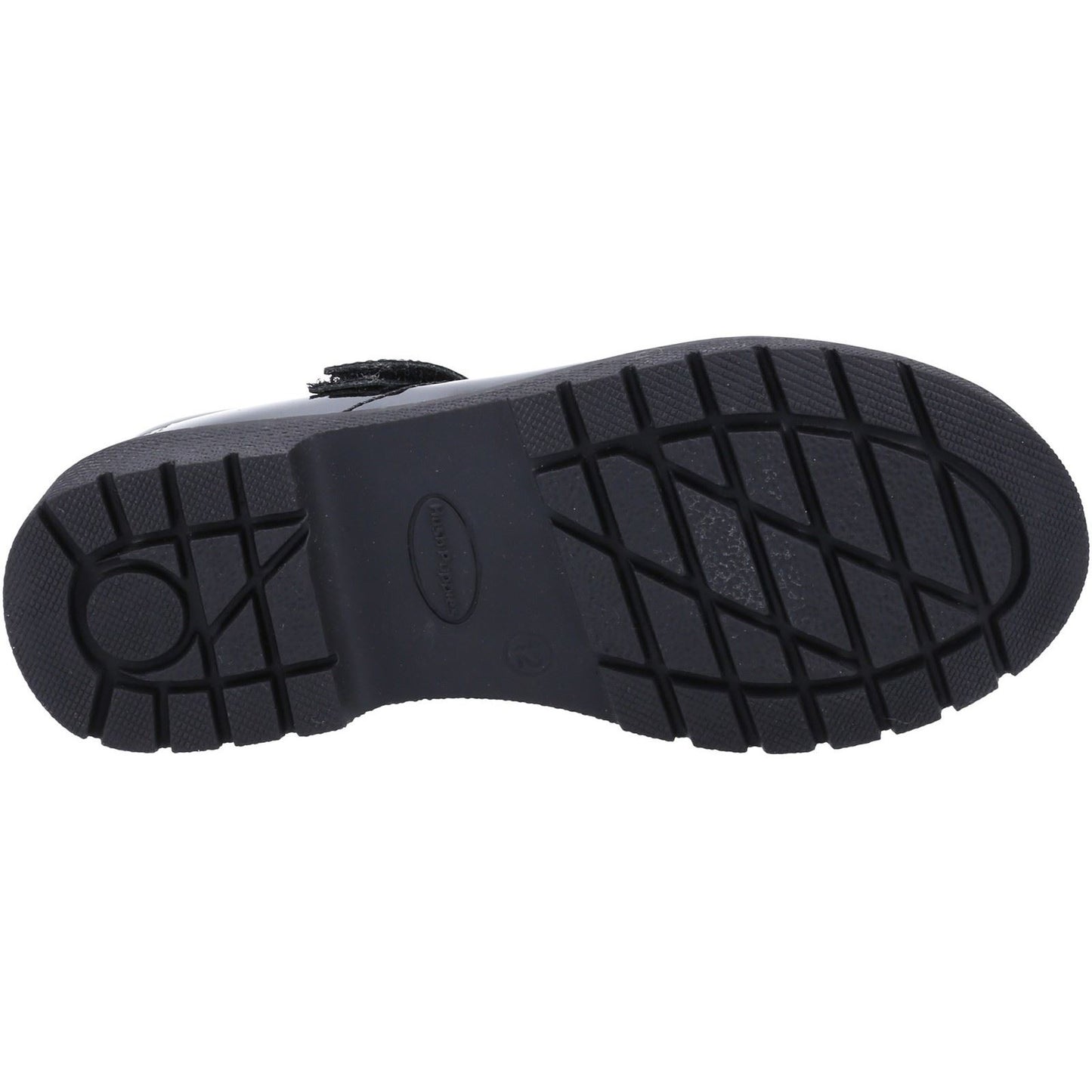 Hush Puppies Tally Patent Leather Youth Patent Black Shoes